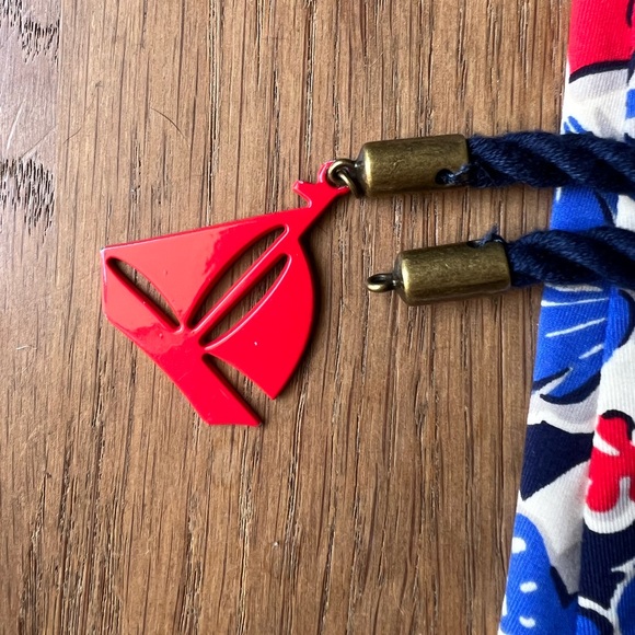 Nanette Lepore Deauville Vamp Sailboat Swimsuit Underwire Bathing Suit size M - Picture 4 of 15